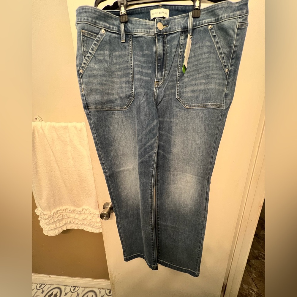 Lane Bryant Blue Straight Leg Jeans